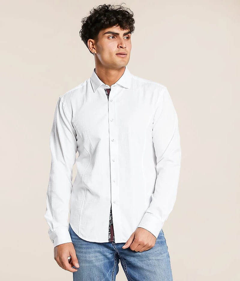 Tonal Embroidered Shirt