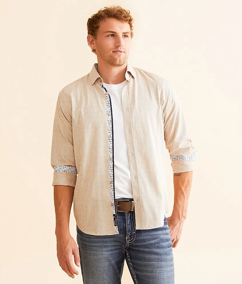 Chevron Embroidered Shirt