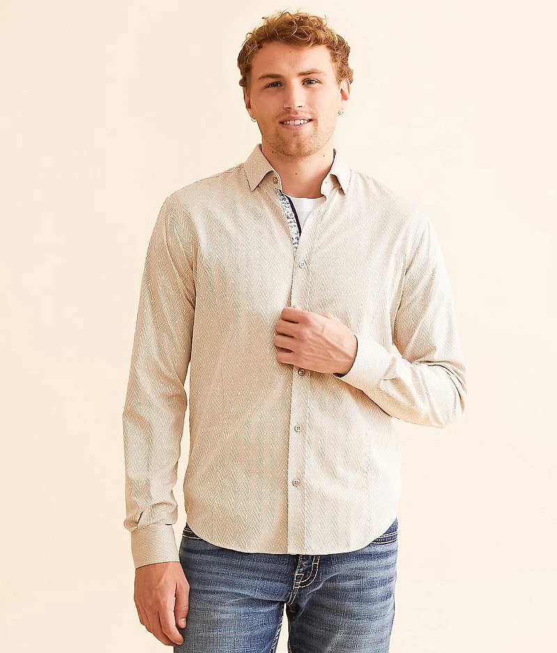 Chevron Embroidered Shirt