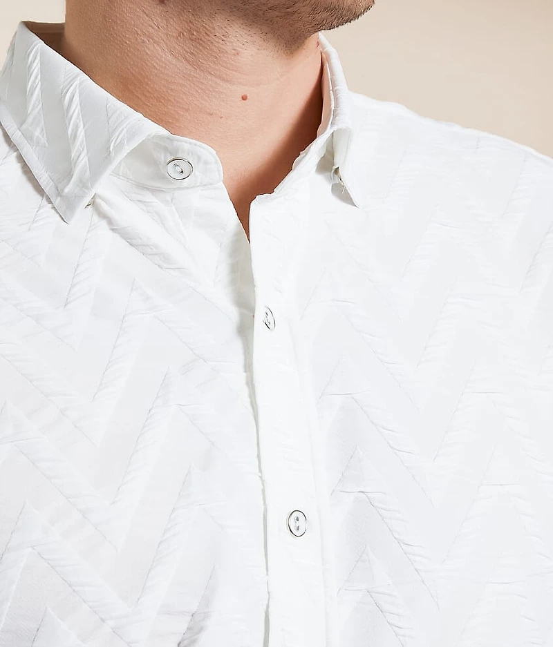 Textured Stretch Shirt