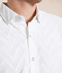 Textured Stretch Shirt