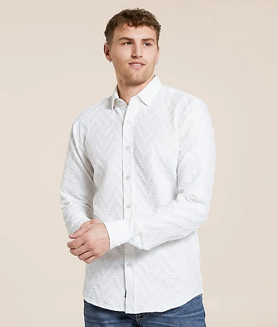 Textured Stretch Shirt