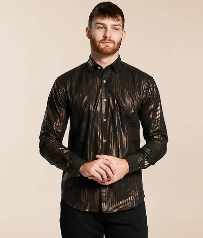Foiled Stripe Shirt