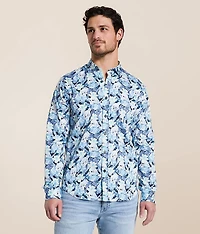 Tropical Skull Stretch Shirt