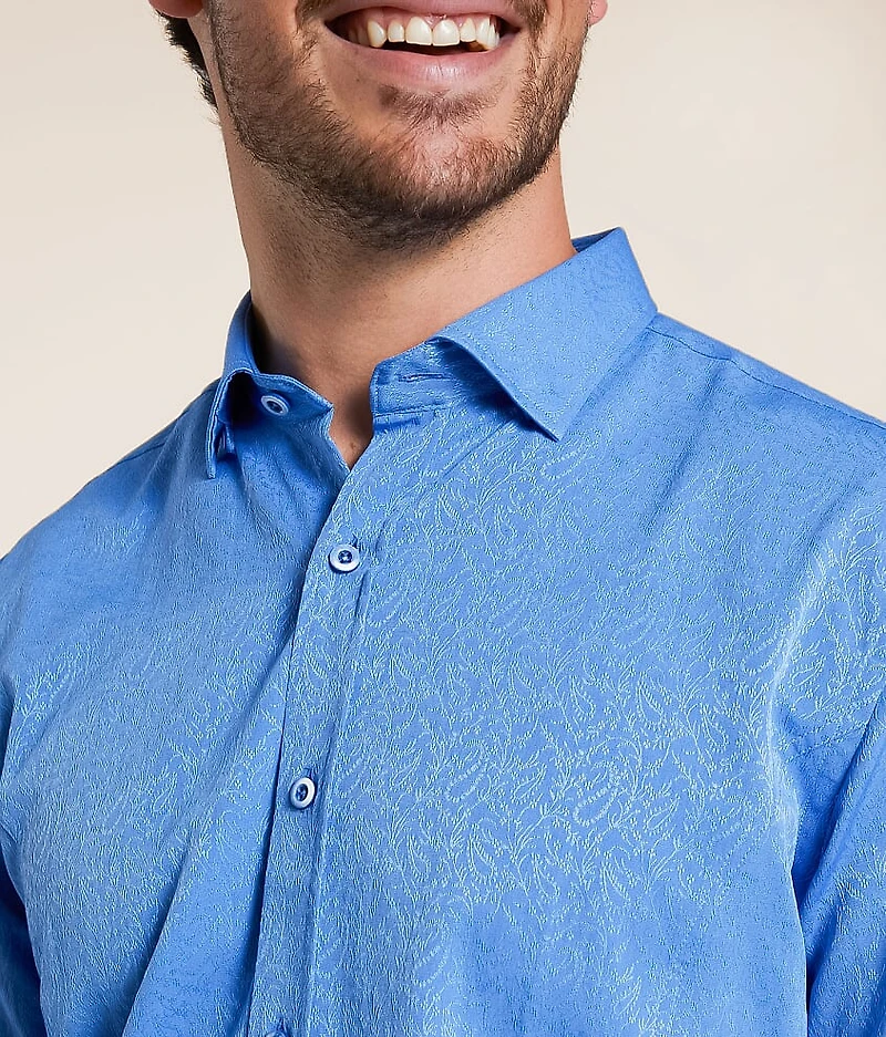 Embroidered Floral Shirt