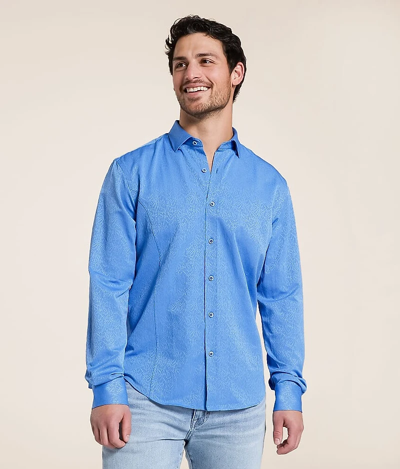 Embroidered Floral Shirt