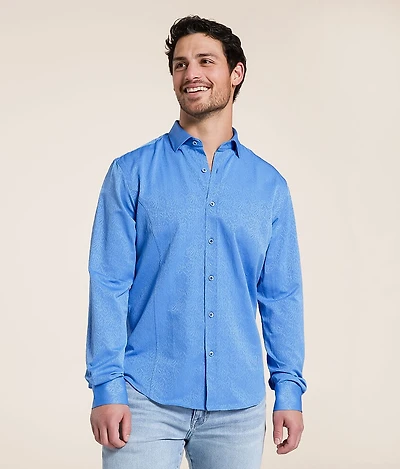 Embroidered Floral Shirt