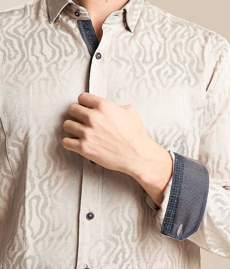 Metallic Embroidered Shirt