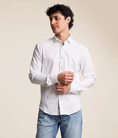 Textured Stretch Shirt