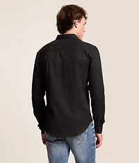 Tonal Floral Jacquard Shirt