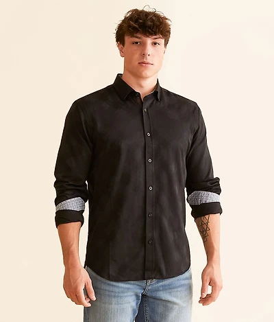 Tonal Plaid Shirt
