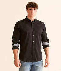 Tonal Plaid Shirt