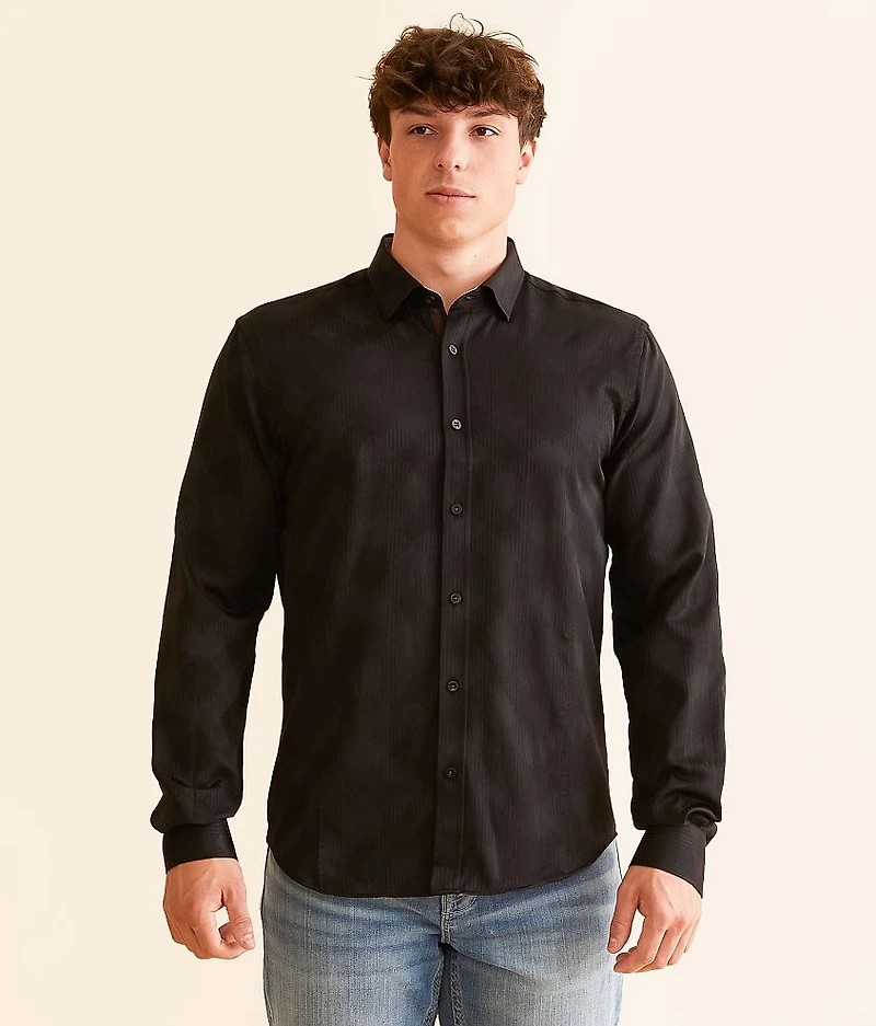 Tonal Plaid Shirt