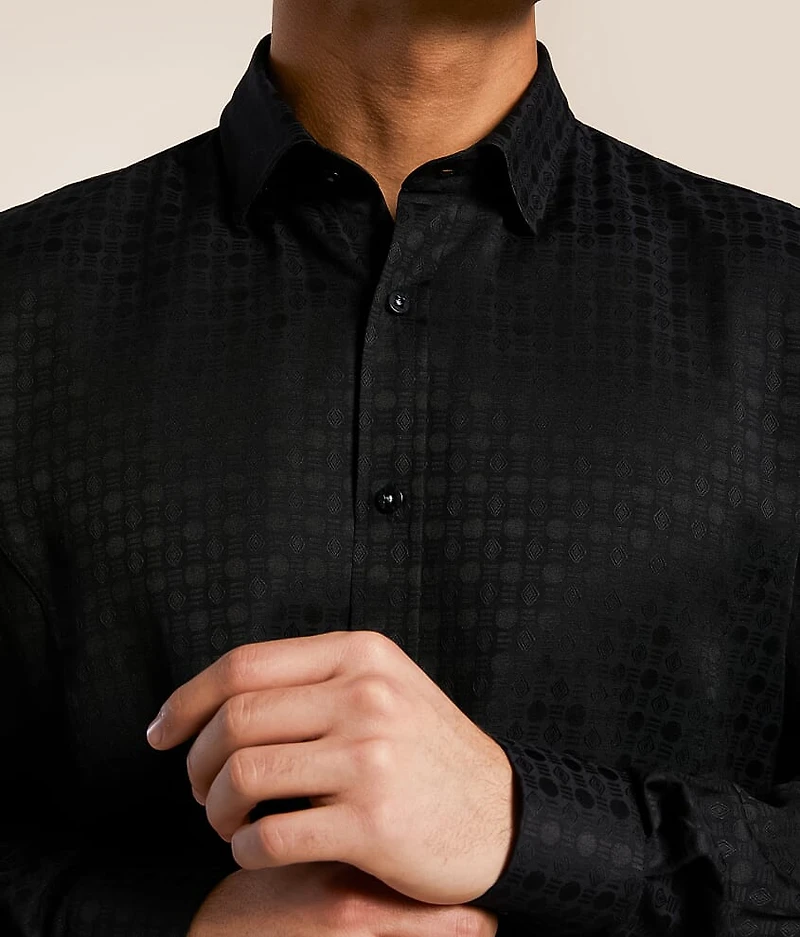 Tonal Print Shirt