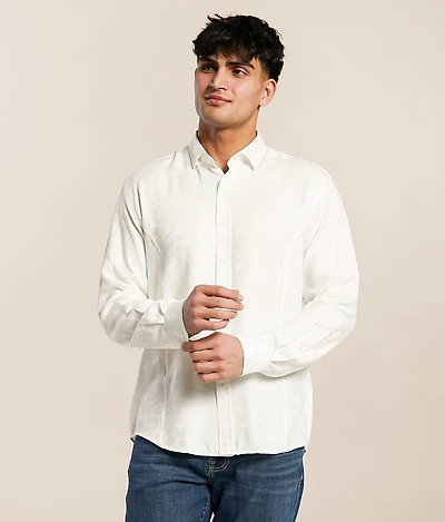 Tonal Paisley Print Shirt