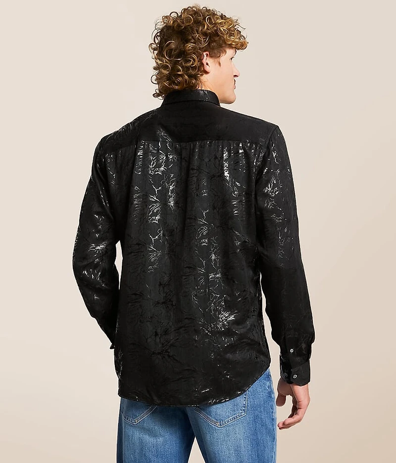 Tonal Jacquard Shirt