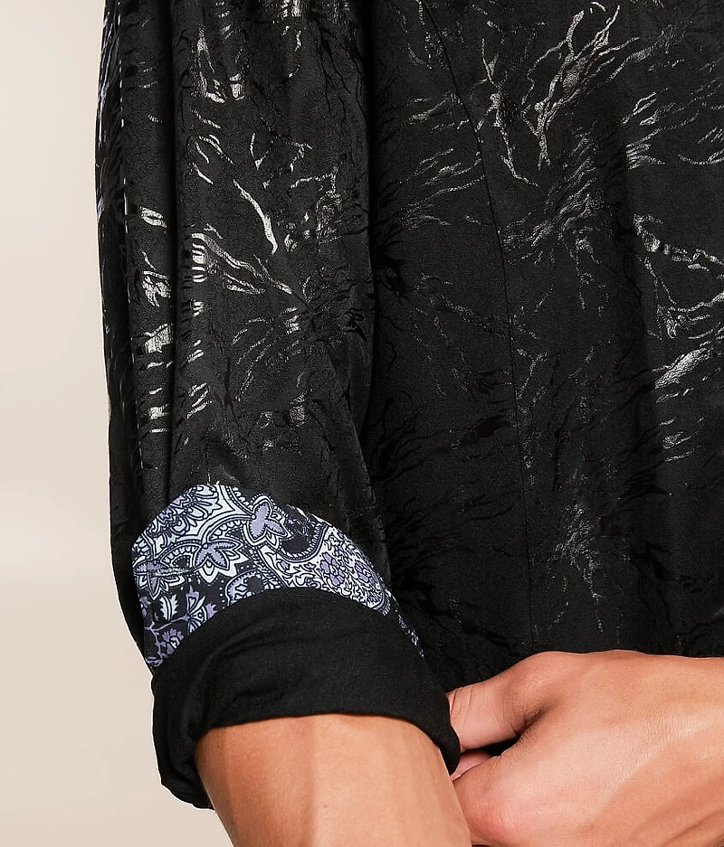 Tonal Jacquard Shirt