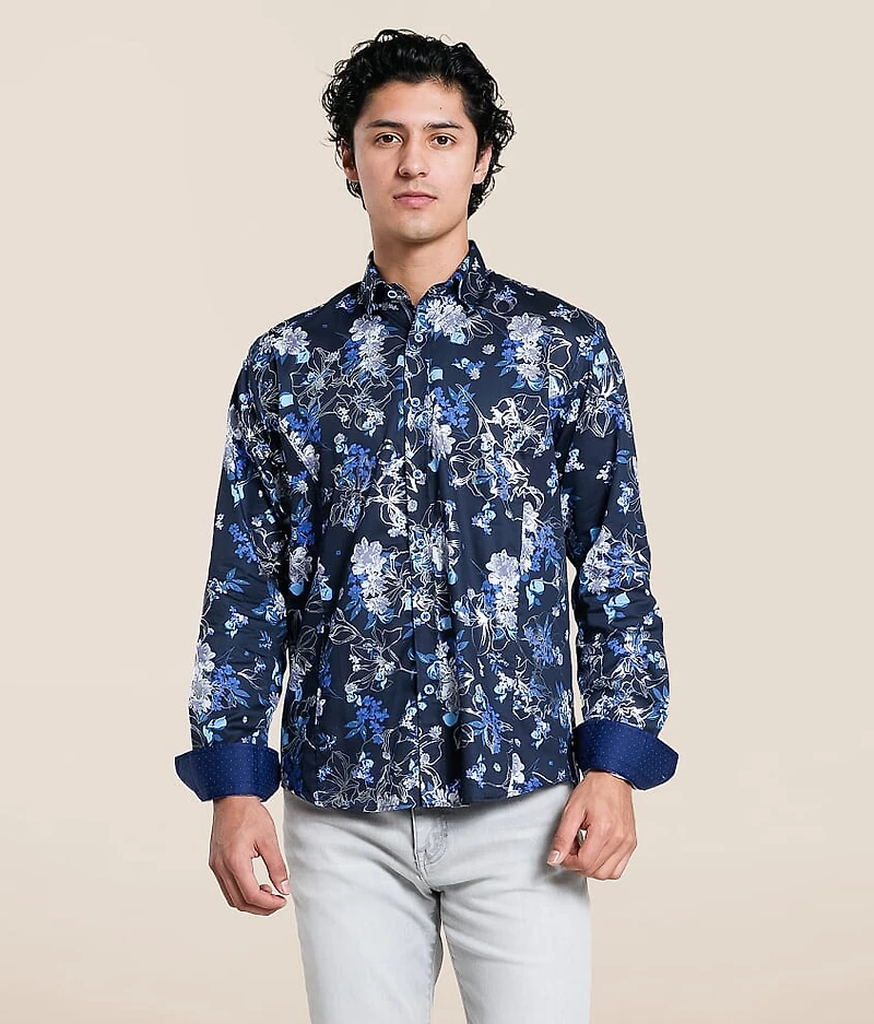 Foiled Floral Shirt