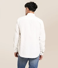 Flocked Tonal Striped Shirt