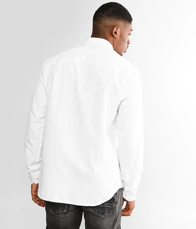 Tonal Paisley Jacquard Shirt