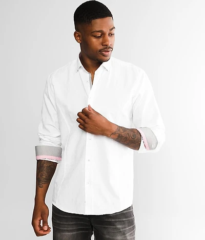 Tonal Paisley Jacquard Shirt