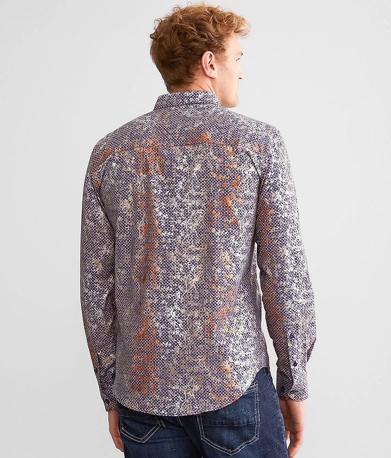 Metallic Floral Shirt