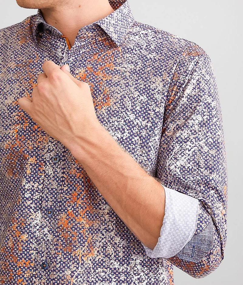 Metallic Floral Shirt