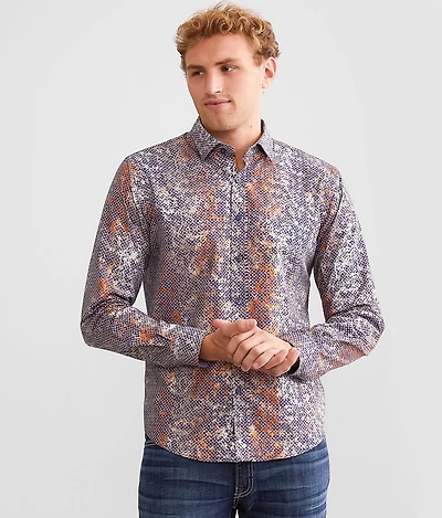 Metallic Floral Shirt