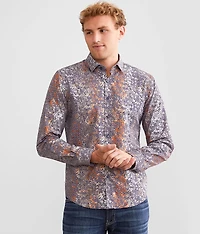 Metallic Floral Shirt