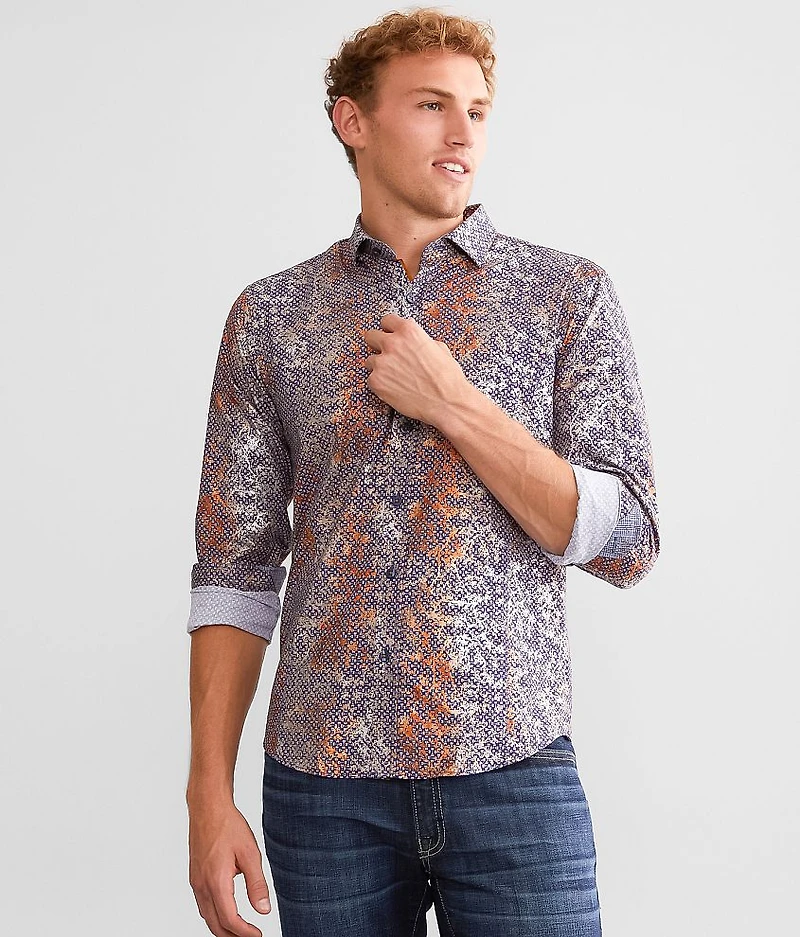 Metallic Floral Shirt