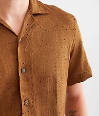Eyelet Stretch Shirt