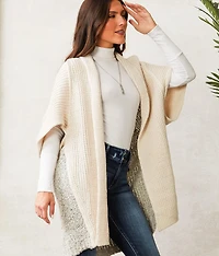 Mixed Stitch Cardigan Sweater