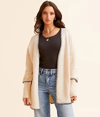 Whipstitch Cardigan Sweater
