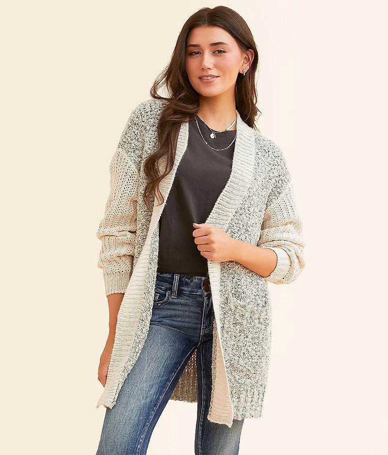 Marled Cardigan Sweater