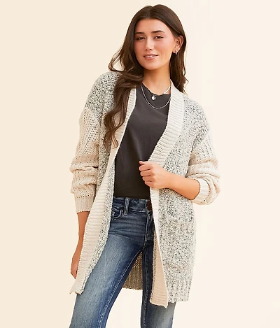 Marled Cardigan Sweater