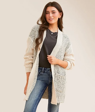 Marled Cardigan Sweater
