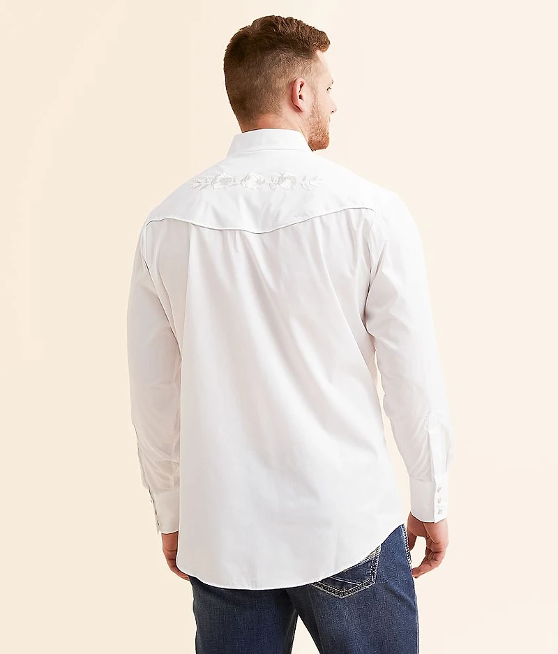 Floral Embroidered Shirt