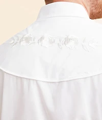 Floral Embroidered Shirt