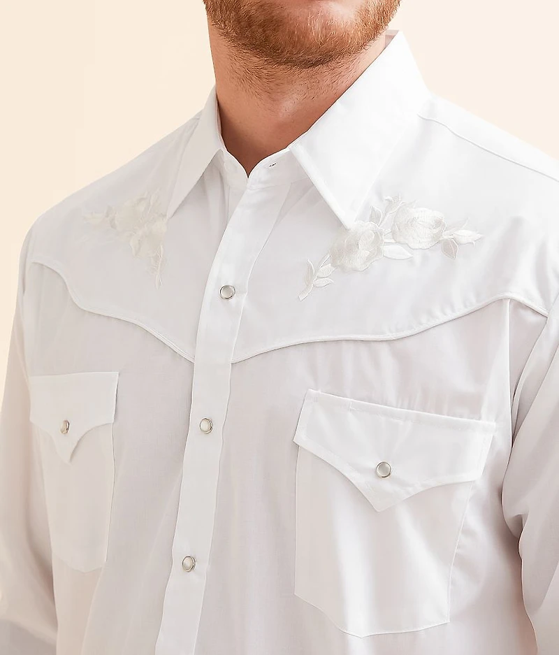 Floral Embroidered Shirt