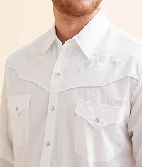 Floral Embroidered Shirt