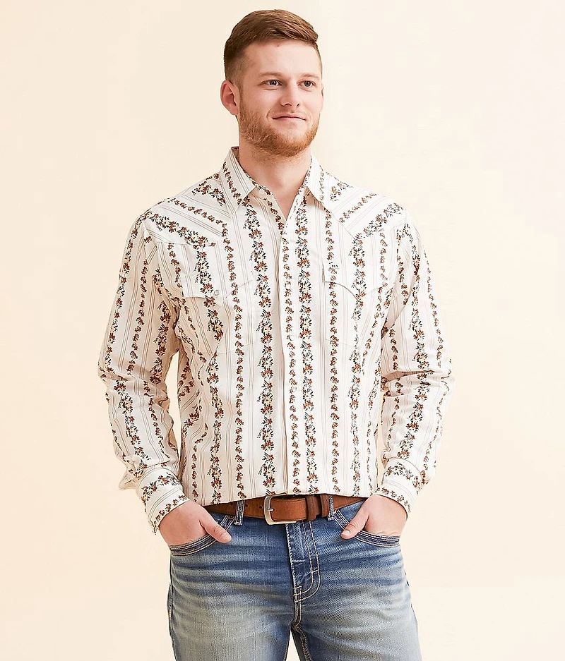 Wallpaper Floral Western Shirt