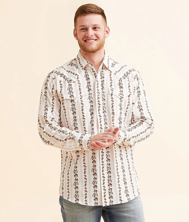 Wallpaper Floral Western Shirt
