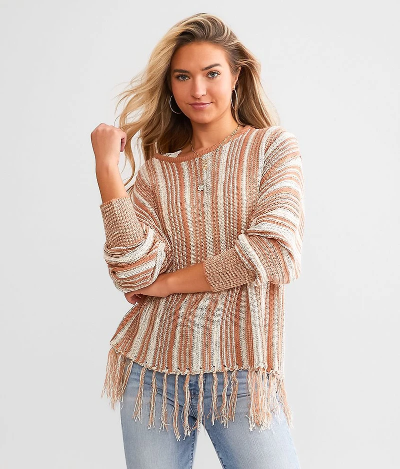 Slouchy Striped Sweater