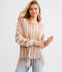 Slouchy Striped Sweater