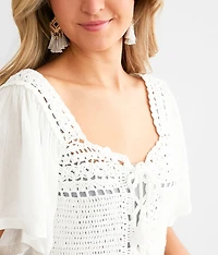 Crochet Lace Top