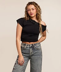 Belt Boat Neck Top