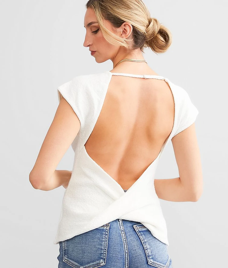 Open Back Sweater