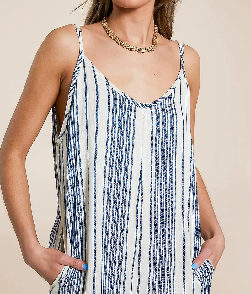 Striped Jumpsuit