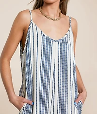 Striped Jumpsuit