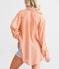 Lurex Striped Blouse